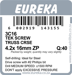 3C16 - Tek Screw Truss | Eureka DIY Solutions Pty Ltd